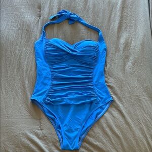 Blue One Piece Swimsuit